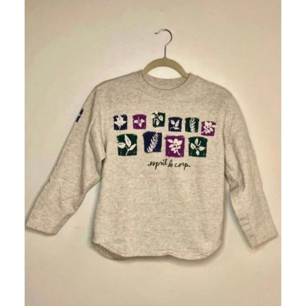 Vintage 1990s Esprit Kids‎ Crewneck Nature Sweatshirt